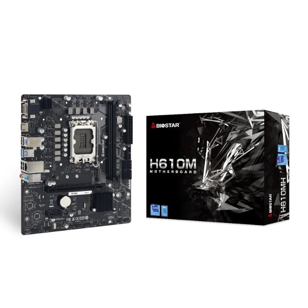 Biostar Placa Base H610MH D5 mATX LGA1700 1