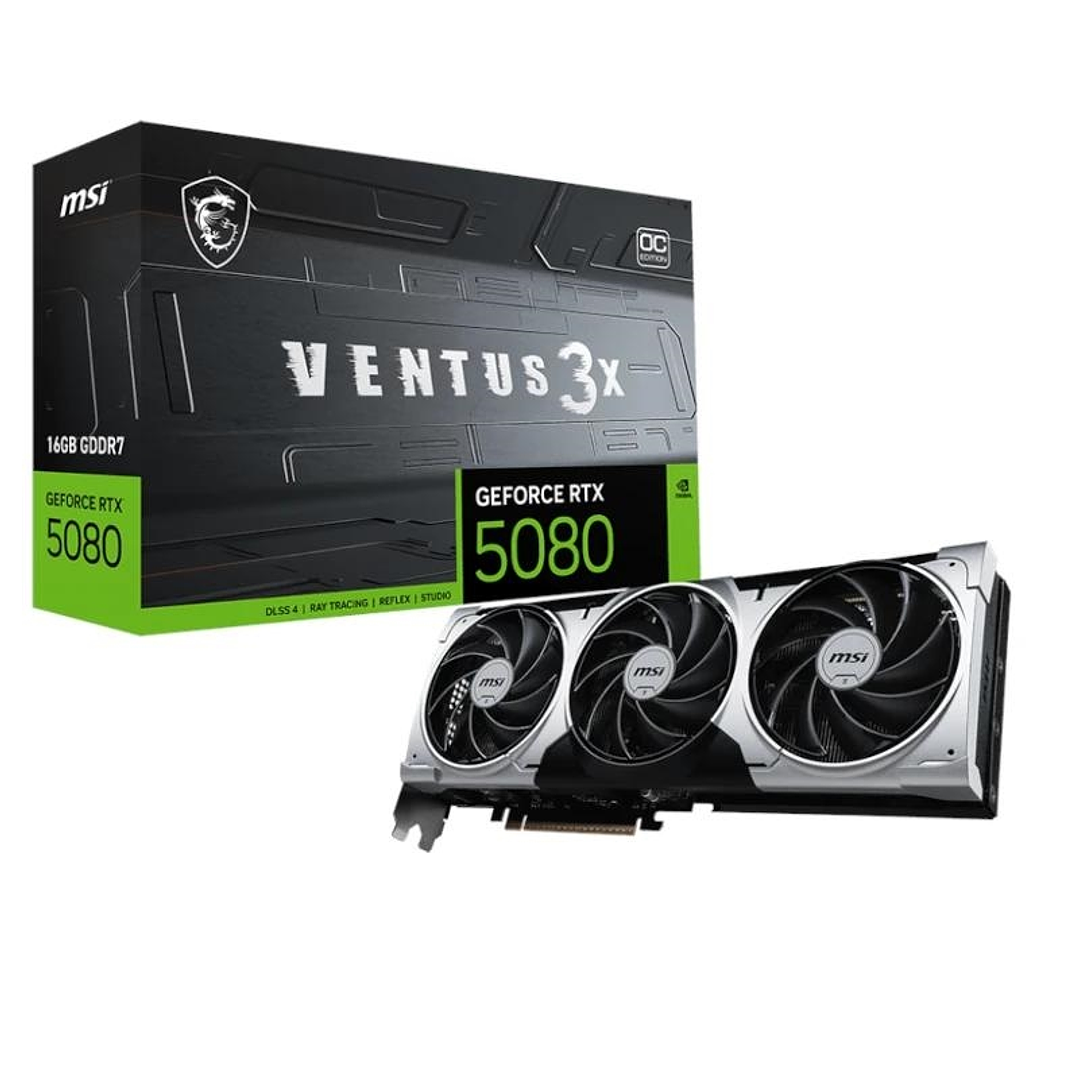 MSI VGA NVIDIA RTX 5080 16G VENTUS 3X OC PLUS DDR7 1
