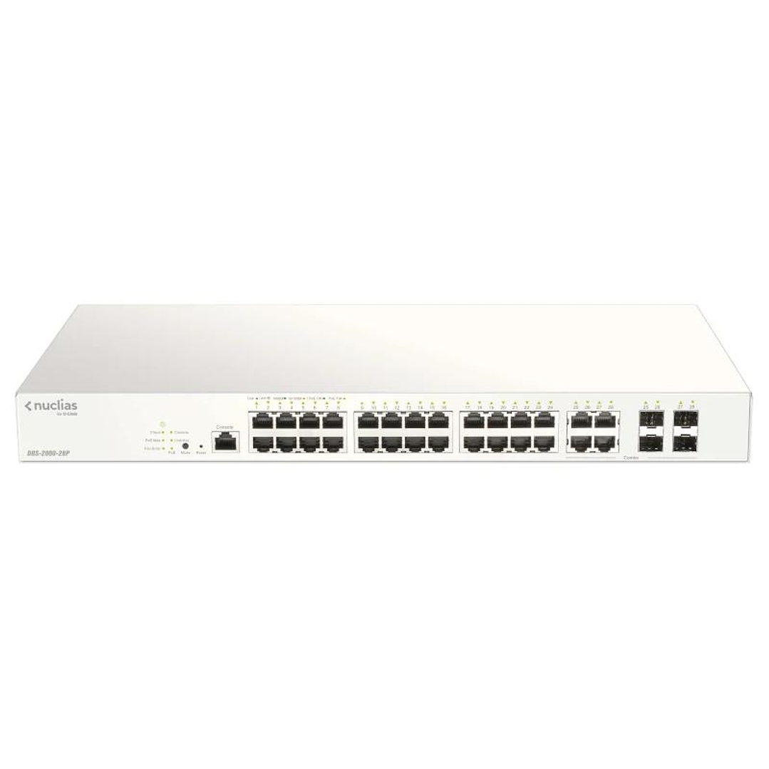 D-Link DBS-2000-28P/E 28xGb PoE+ Switch 193W 1Y 1