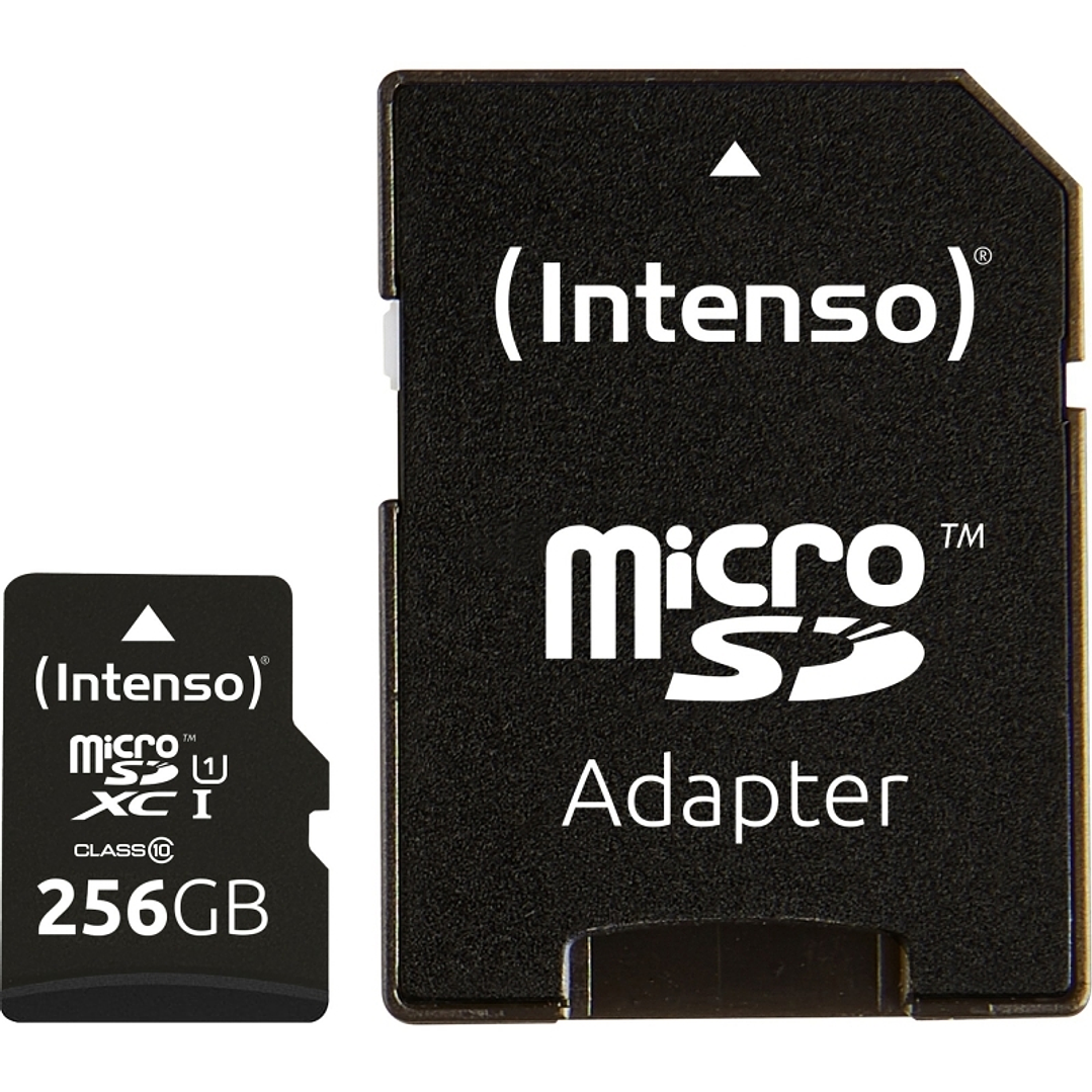 Intenso 3423492 Micro SD UHS-I Premium 256G c/adap 1