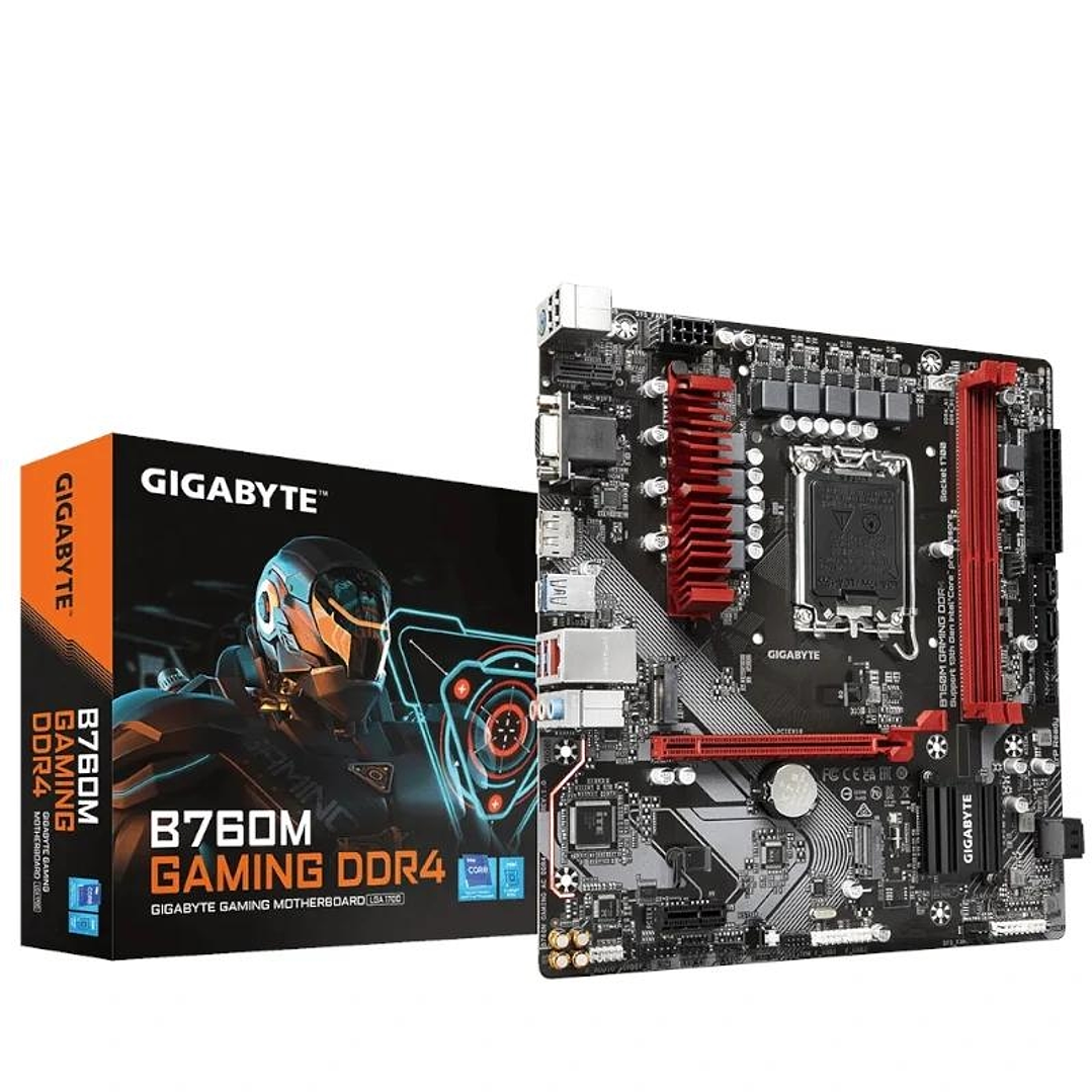 Gigabyte Placa Base B760M GAMING DDR4 mATX LGA1700 1