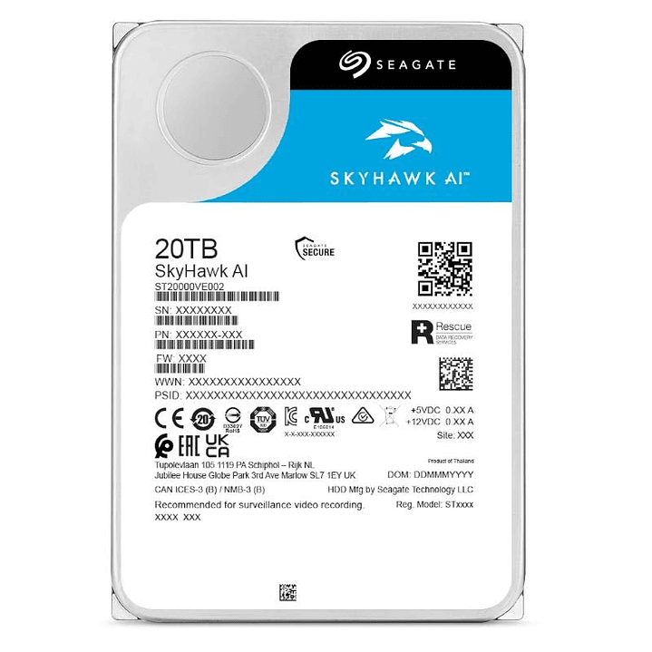 Seagate SkyHawk AI ST20000VE003 20TB 3.5