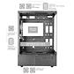 MARS GAMING Caja ATX Ventis FRGB Silence Negro - Miniatura 3