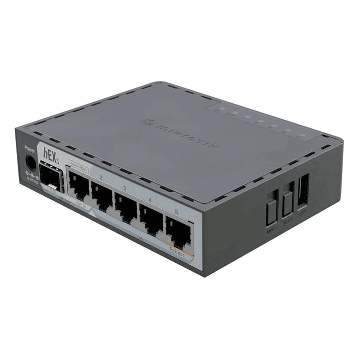 Mikrotik E60iUGS hEX Router 5xGbE PoE-I/O 1x2.5SFP 2