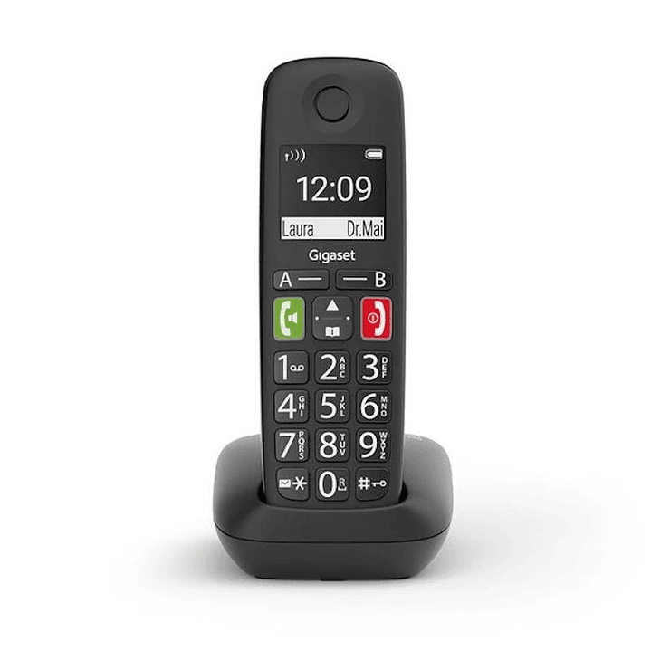 Gigaset E290 Inalámbrico DECT Negro 1