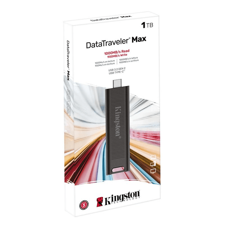 Kingston DataTraveler MAX 1TB USB-C 3.2 Gen2 3