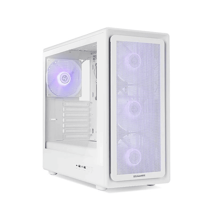 NOX Semitorre Hummer AERO Hyperflow ARGB Blanco 1