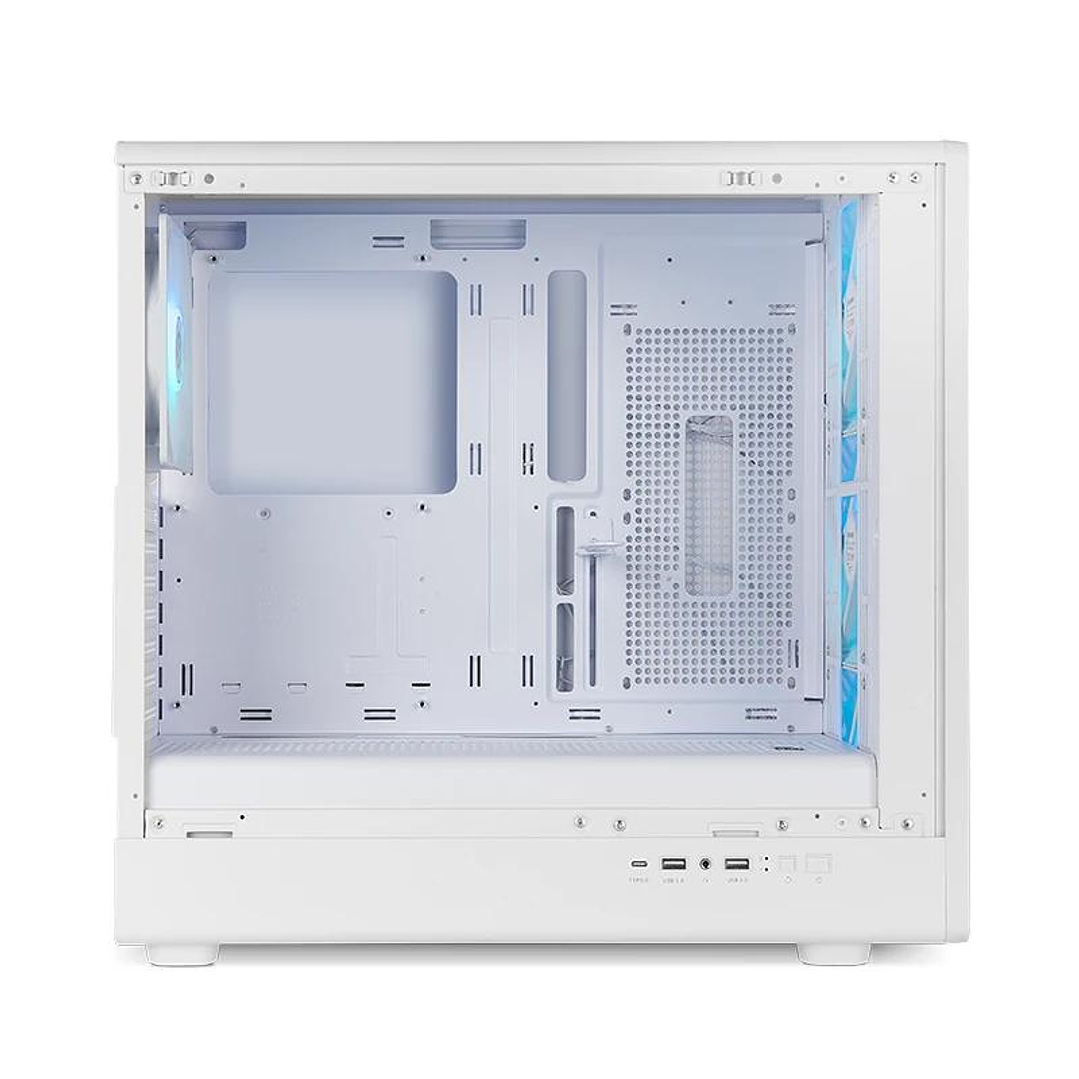 NOX Semitorre Hummer AERO Hyperflow ARGB Blanco 2