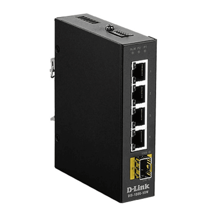 D-Link DIS-100G-5SW Switch Industrial 4xGB 1xSFP 1