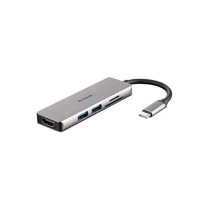 D-Link DUB-M530 Hub HDMI/2USB 3.0/USB-C/SD/MicroSD 1