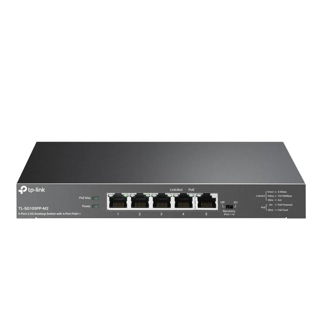 TP-Link TL-SG105PP-M2 Switch 4x2.5G PoE++ 1x2.5G 2