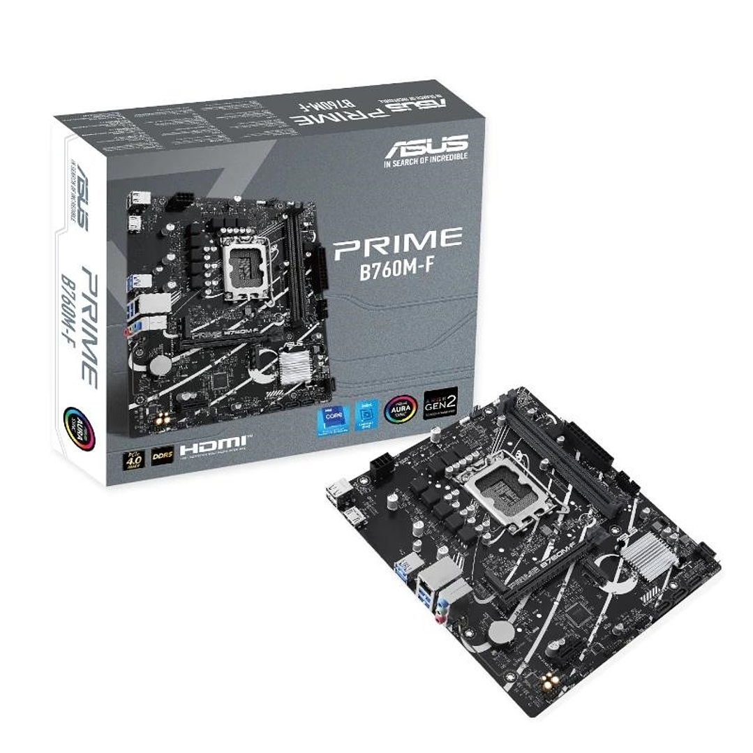 ASUS Placa Base PRIME B760M-F DDR5 mATX 1700 1