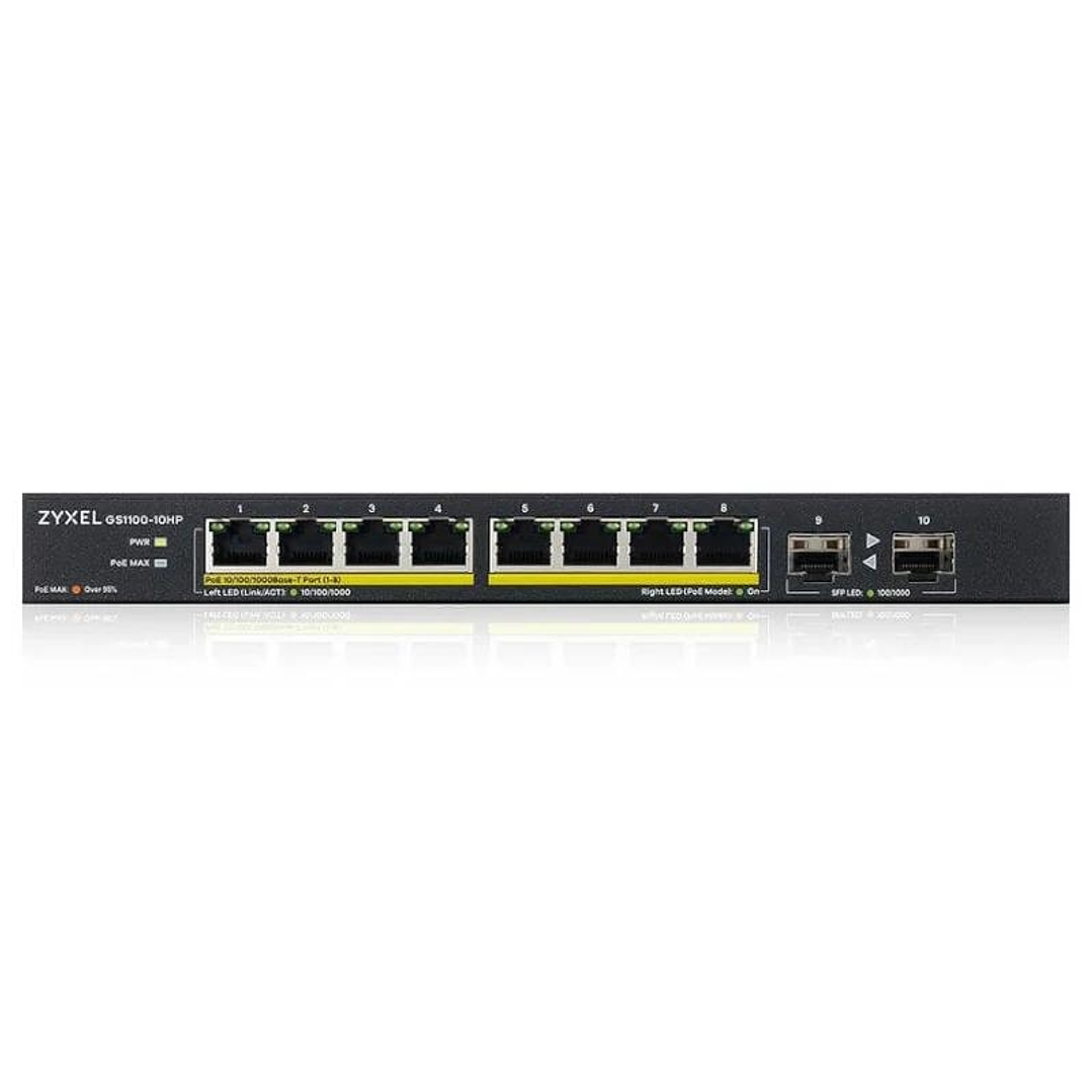 Zyxel GS1100-10HP v2 Switch 8xGbE 120 Watt PoE 1