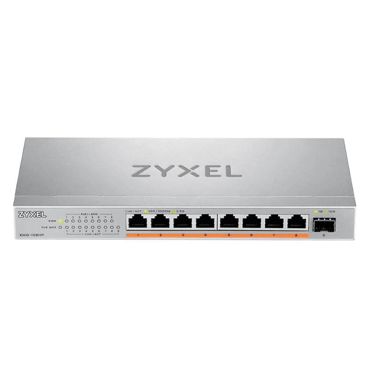 Zyxel XMG-108 Switch 5x2,5G 1 SFP+ PoE++ Desktop 3