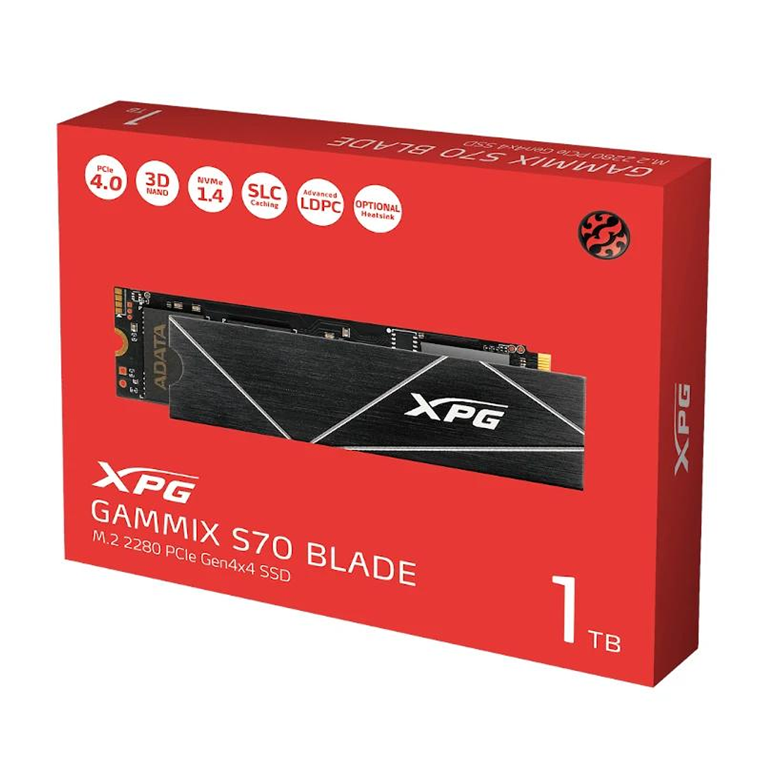 ADATA XPG SSD GAMMIX S70 BLADE 1TB PCIe 4.0 NVMe 3