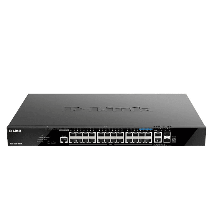 D-Link DGS-1520-28MP/E Switch 20xGbE PoE 2x10 SFP+ 1