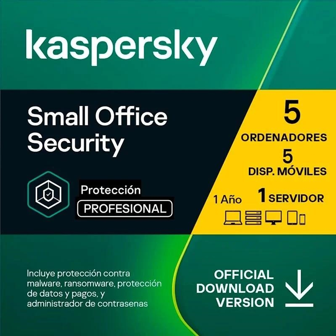 Kaspersky Small Office Security v7 5+1 ES ESD 1