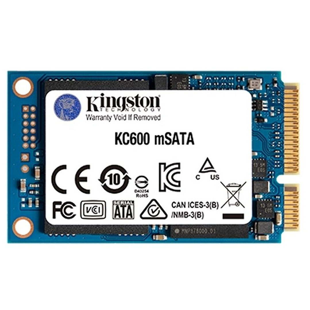 Kingston SKC600MS/512G SSD 512GB TLC 3D mSATA 1