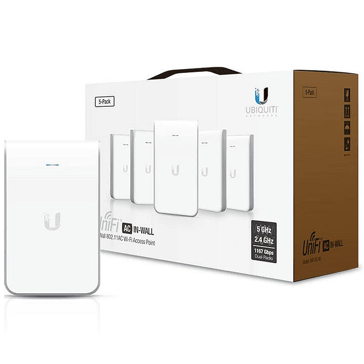 Ubiquiti UniFi AC In-Wall UAP-AC-IW Dual Band Pack 1