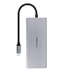 Nanocable Hub 12en1 USB-A/C+HDMI+DP+RJ45+TF+SD+AU - Thumbnail 2