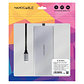 Nanocable Hub 12en1 USB-A/C+HDMI+DP+RJ45+TF+SD+AU - Thumbnail 4