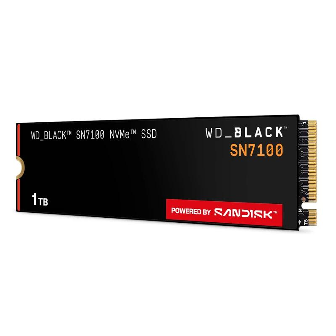 WD Black SN7100 SSD 1TB PCIe Gen4x4 7250MB-s 2