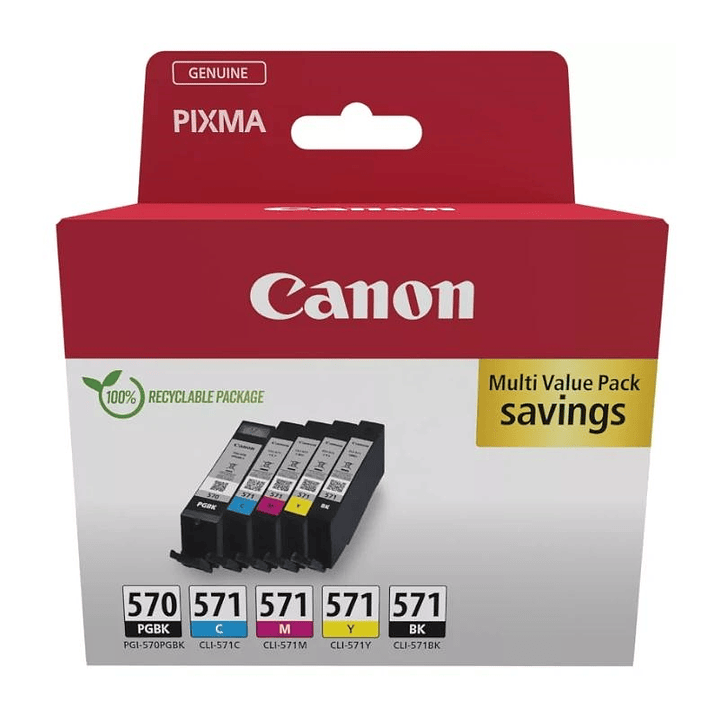 Canon Cartucho Multipack PGI570/CLI571 1