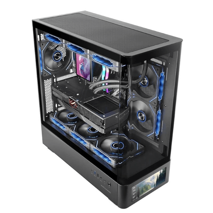 MARS GAMING Caja ATX Pantalla IPS 7,2