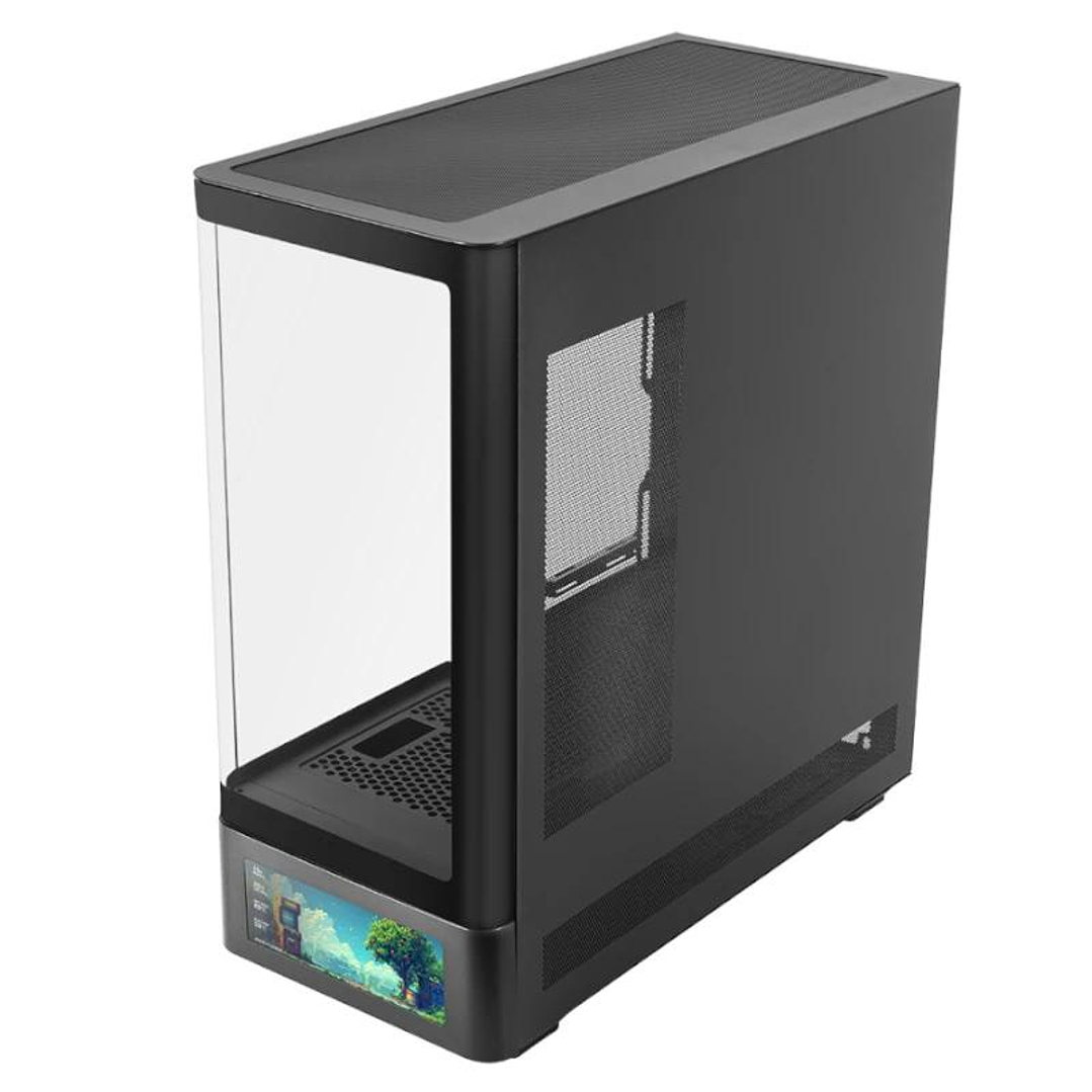 MARS GAMING Caja ATX Pantalla IPS 7,2