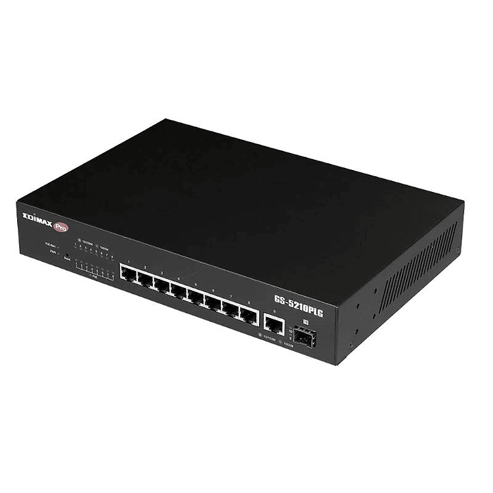 Edimax GS-5210PLG Switch 10xGbE LR PoE+ (1xSFP) 3