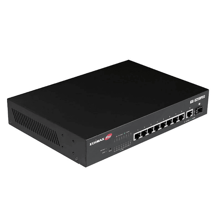 Edimax GS-5210PLG Switch 10xGbE LR PoE+ (1xSFP) 4