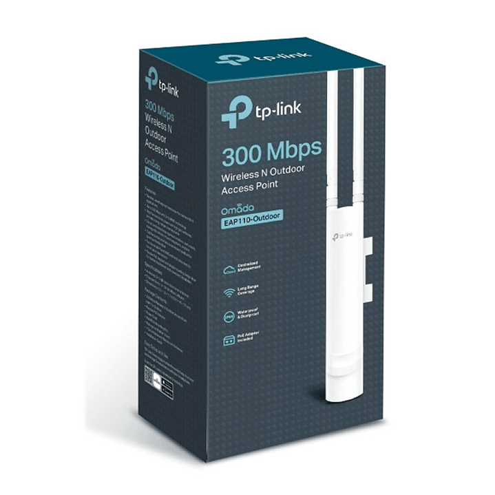 TP-LINK EAP110-Outdoor Punto Acceso N300 PoE 2