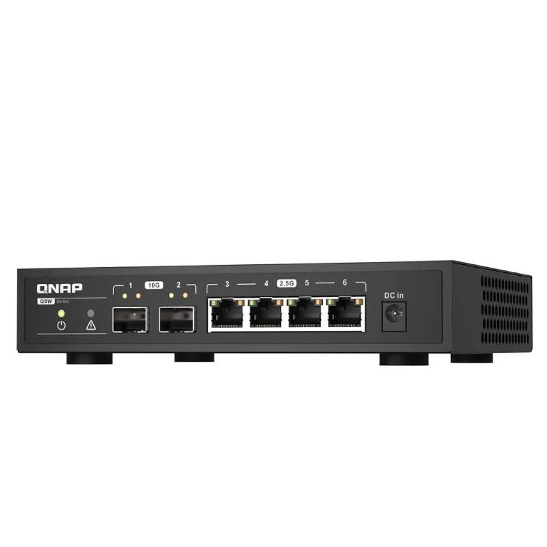 QNAP QSW-2104-2S Switch 2x10GbE SFP+ 4x2.5GbE 3