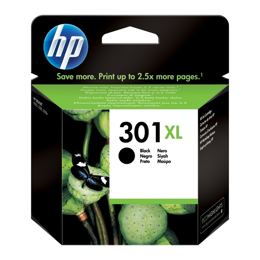 HP Cartucho 301XL Negro 1