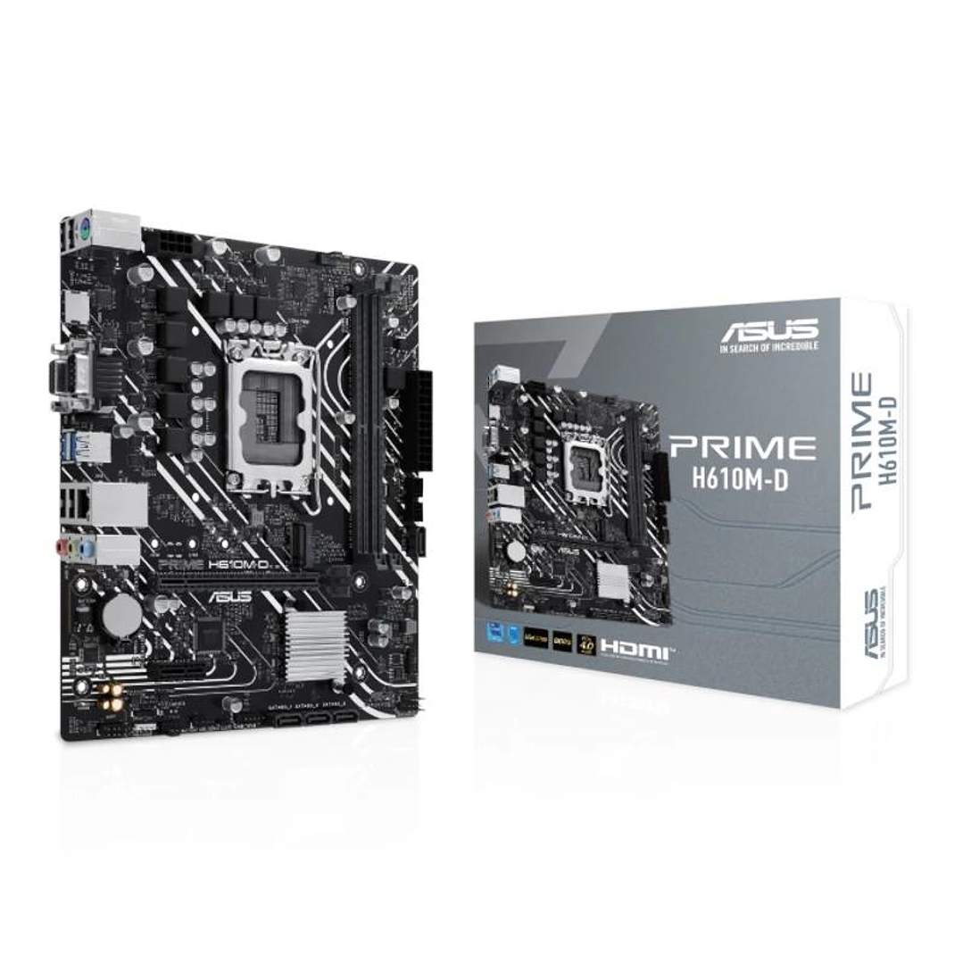 ASUS Placa Base PRIME H610M-D DDR5  mATX 1700 1