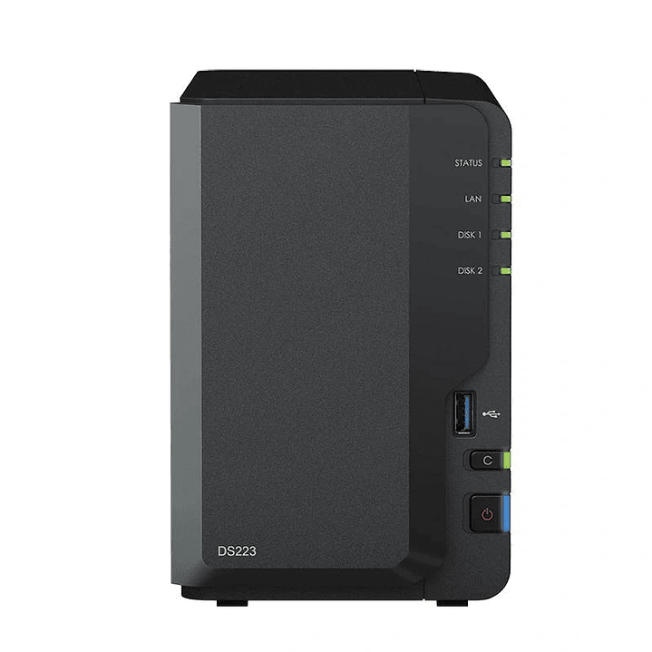 Synology DS223 NAS 2Bay DiskStation 1xGbE 1