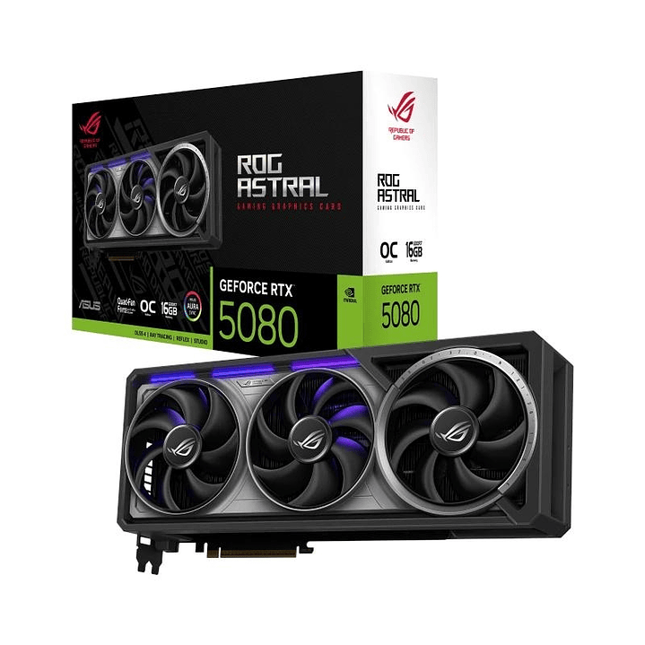 ASUS VGA NVIDIA RTX 5080 ROG Astral OC 16GB DDR7 1