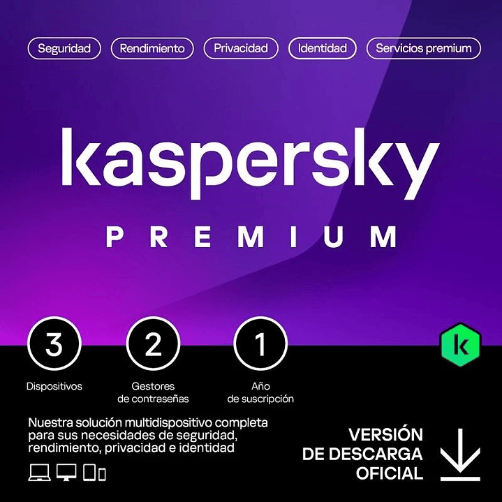 Kaspersky Premium 3L/1A ESD 1