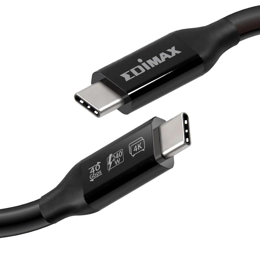 Edimax UC4-005TB USB4 THB3 40Gb Cable 0,5m USBC-US 3