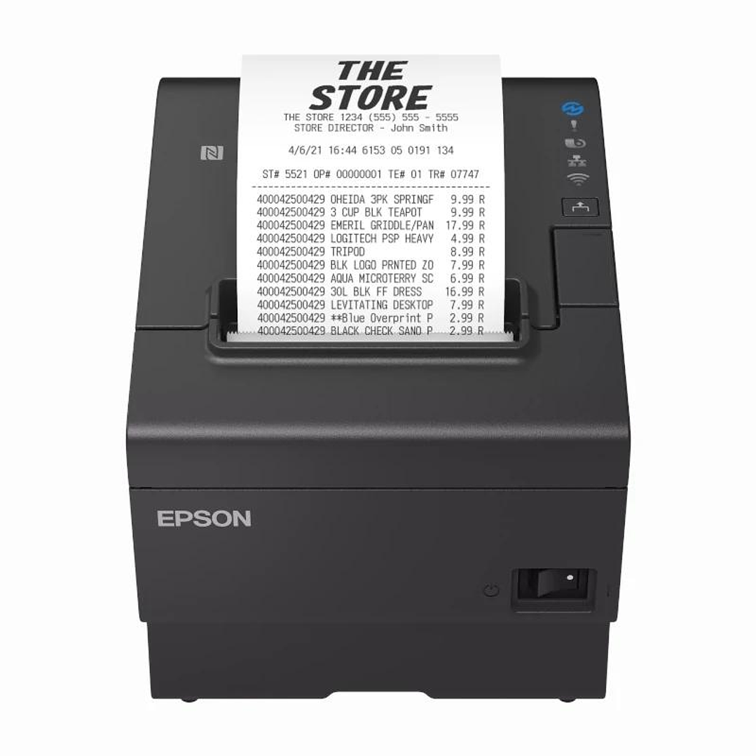 Epson Impresora Tickets TM-T88VII Usb+RS232+Ethern 1