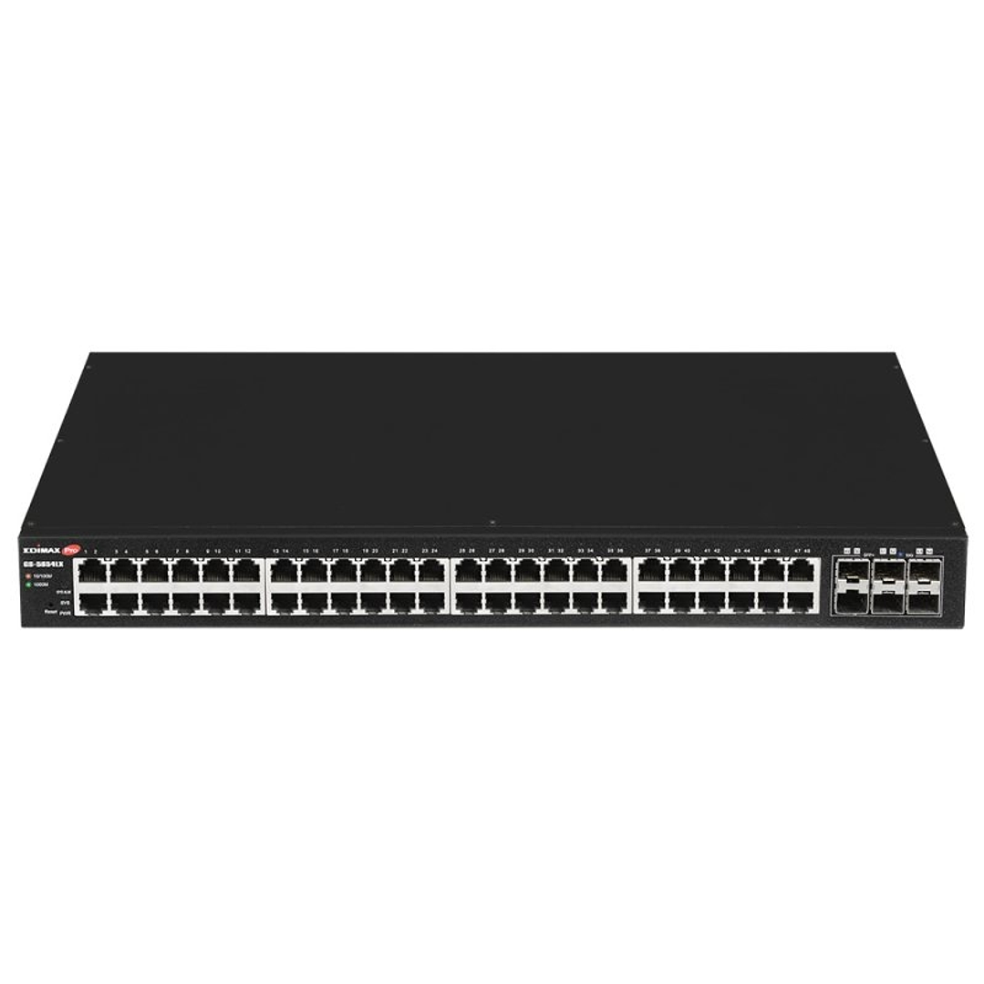 Edimax PRO GS-5654LX Switch 48xGb 6x10GbE SFP+ 1