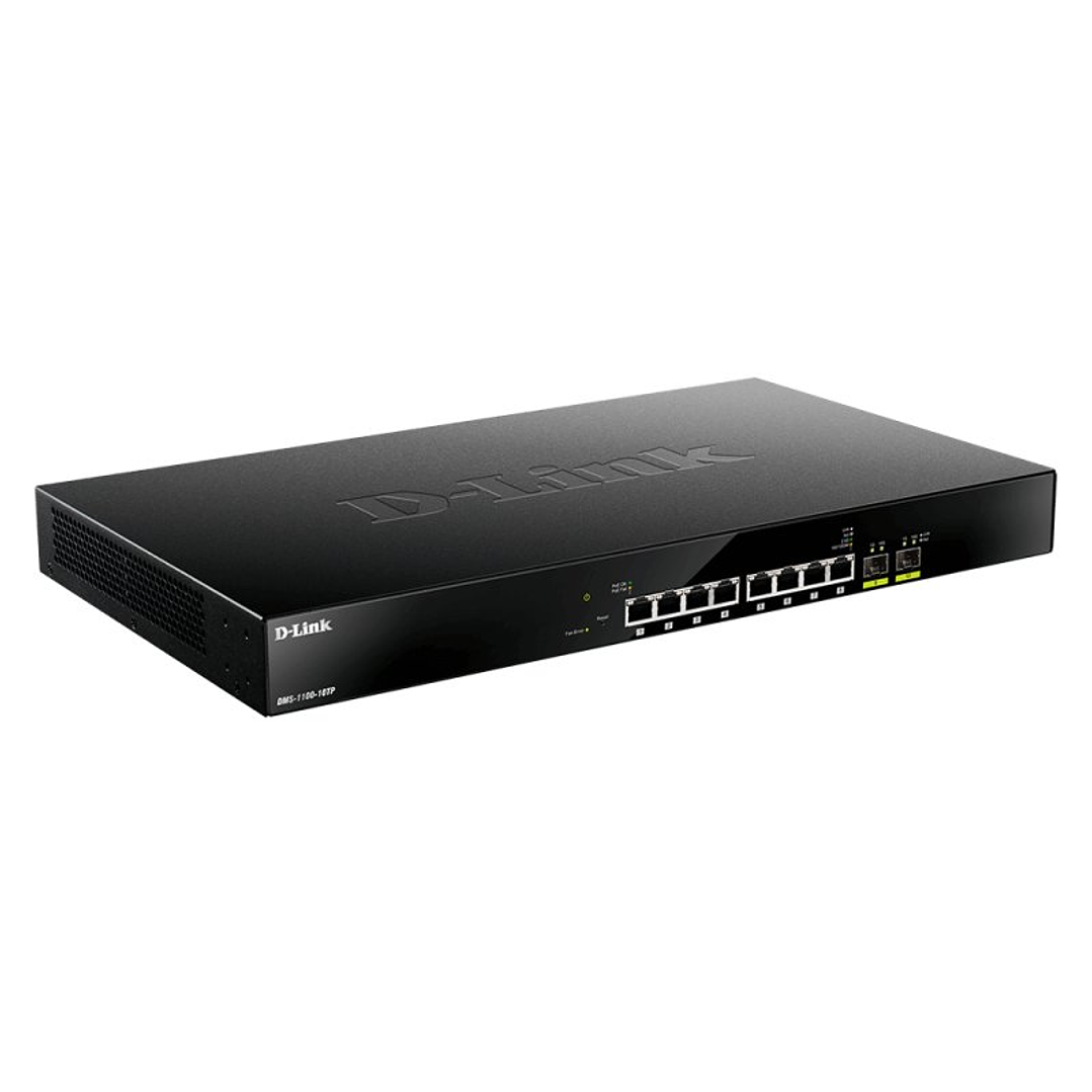 D-Link DMS-1100-10TP Switch 8x2.5GbE PoE 2xSFP+ 2