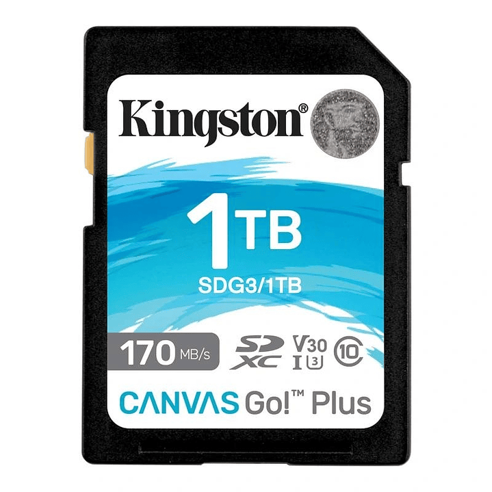 Kingston Canvas Go! Plus SD 1TB class 10 U3 V30 1