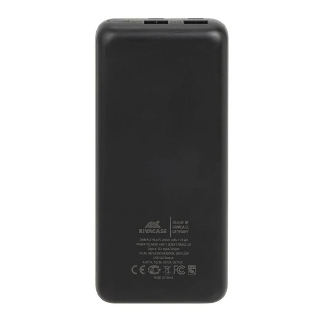 RIVACASE VA1075 QC/PD 45W 20000 mAh black 4