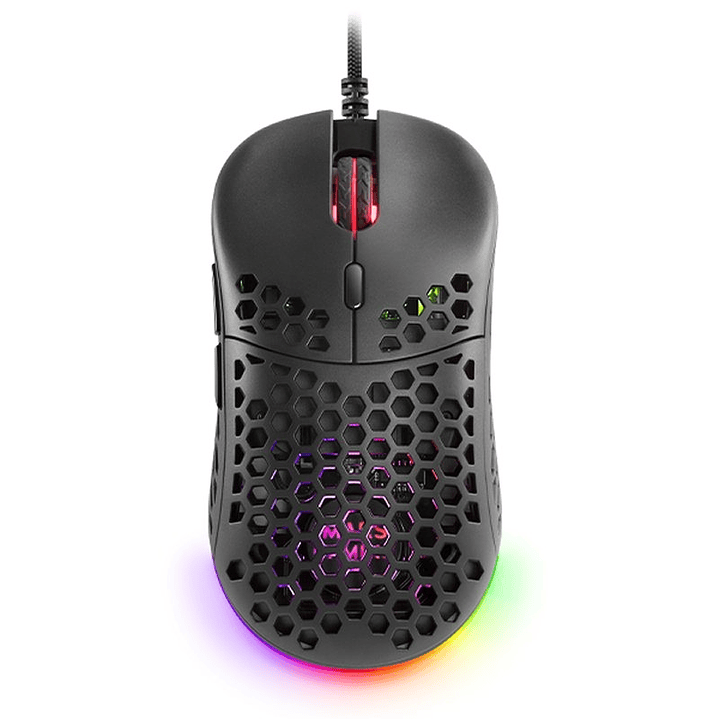 Mars Gaming Raton Gaming ligero RGB negro 1