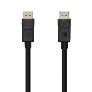 Aisens Cable DP V1.2 4K@60hz DP/M-DP/M negro 2.0m