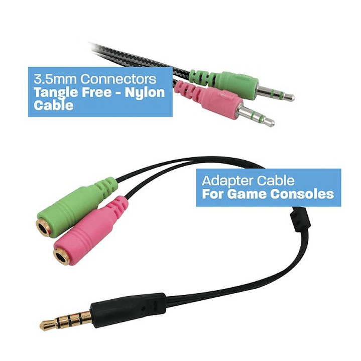 EWENT PL3320 Gaming Headset with Mic for PC and Co 4