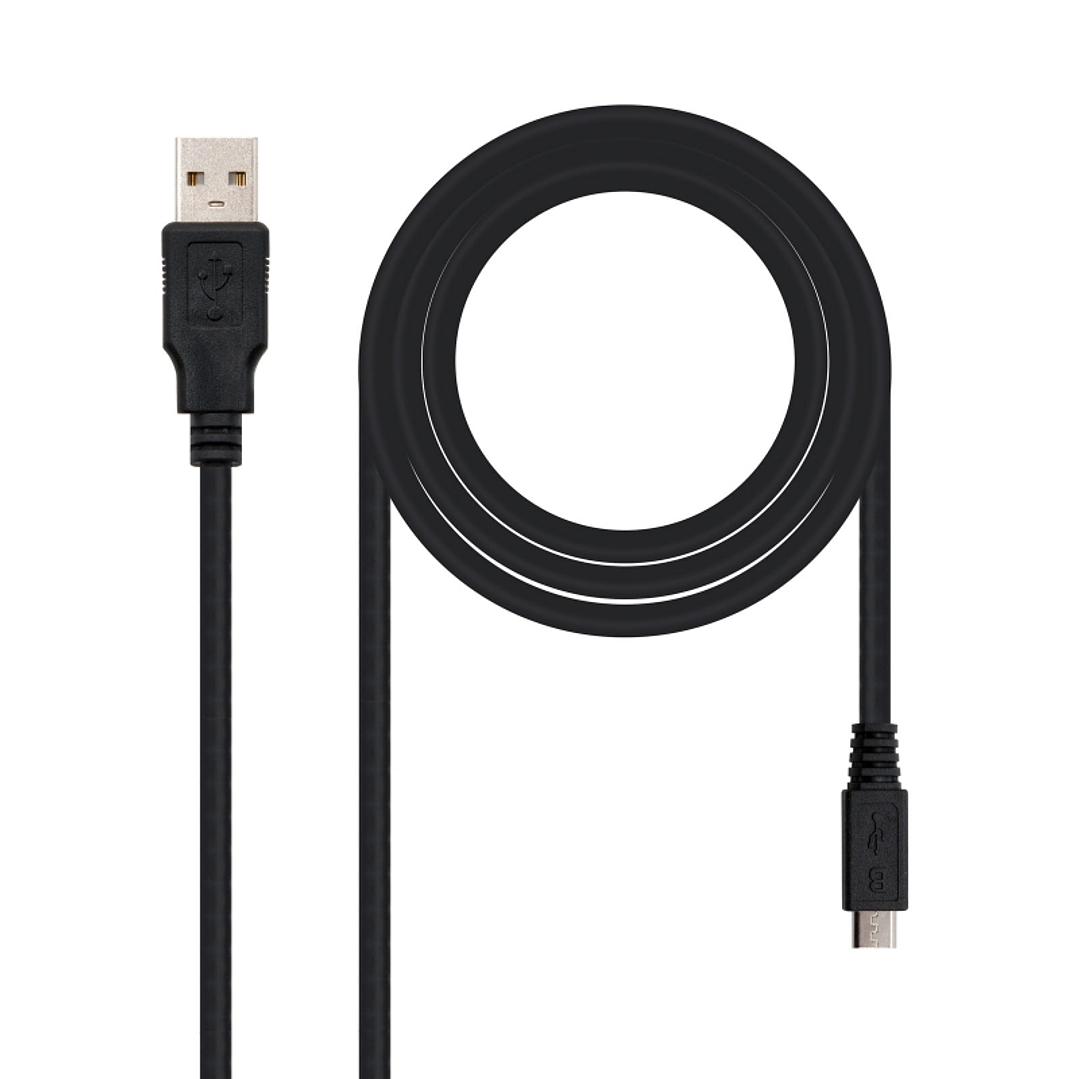 Nanocable Cable USB 2.0 A/M Micro USB B/M 0,8 M 1