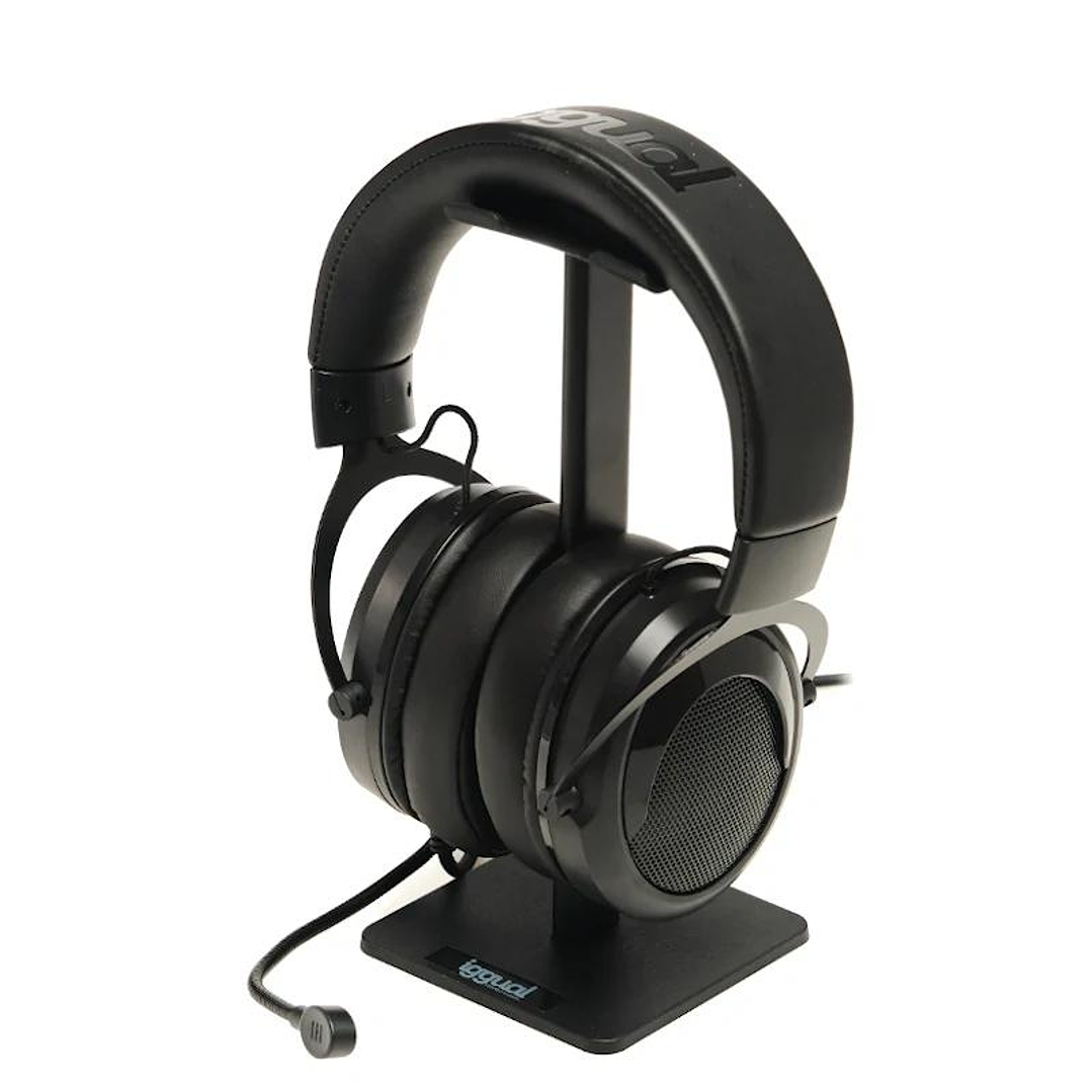 iggual Soporte para auriculares SA22 negro 4