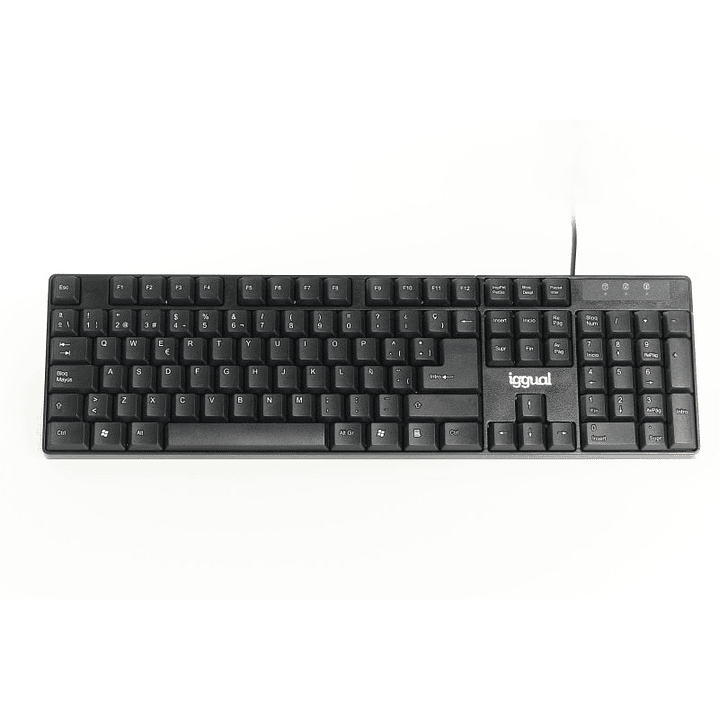 iggual Teclado USB estándar CK-FRAMELESS-105T 1